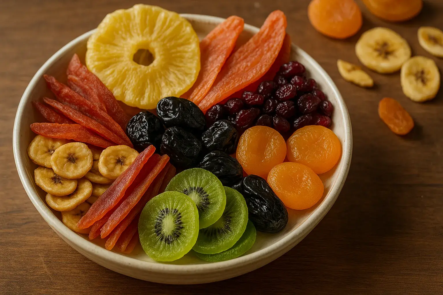 para qué se deshidrata la fruta