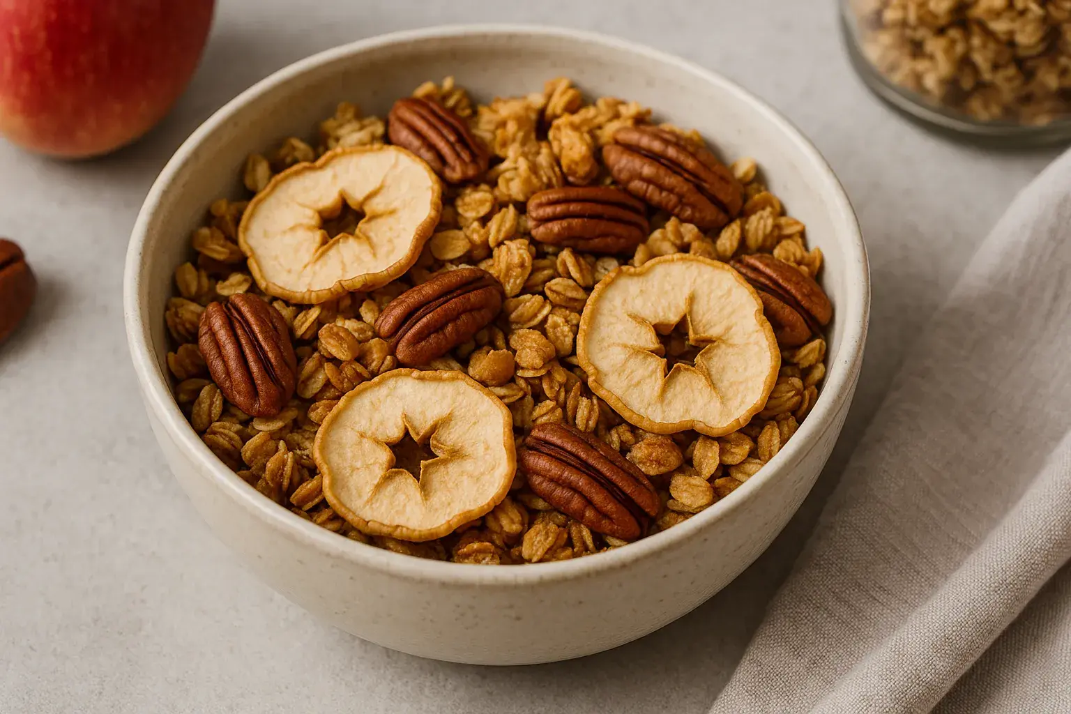 para qué sirve la manzana deshidratada